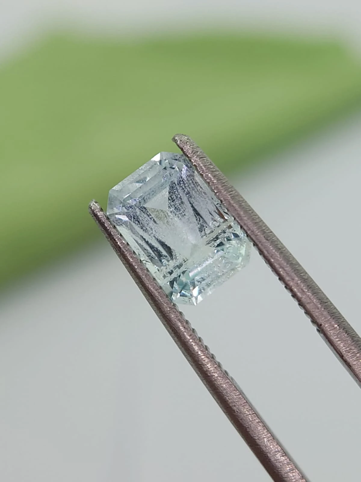 1.32ct Natural Aquamarine Emerald Cut From Nigeria — view 2